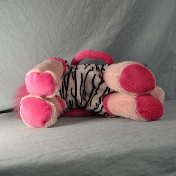 plush purse Olly & Friends pink horse in a zebra costume NWT (w1383) - Picture 7 of 11